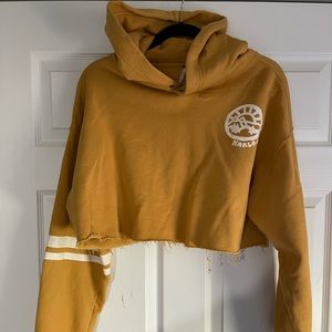 Free People Crooped Hoodie